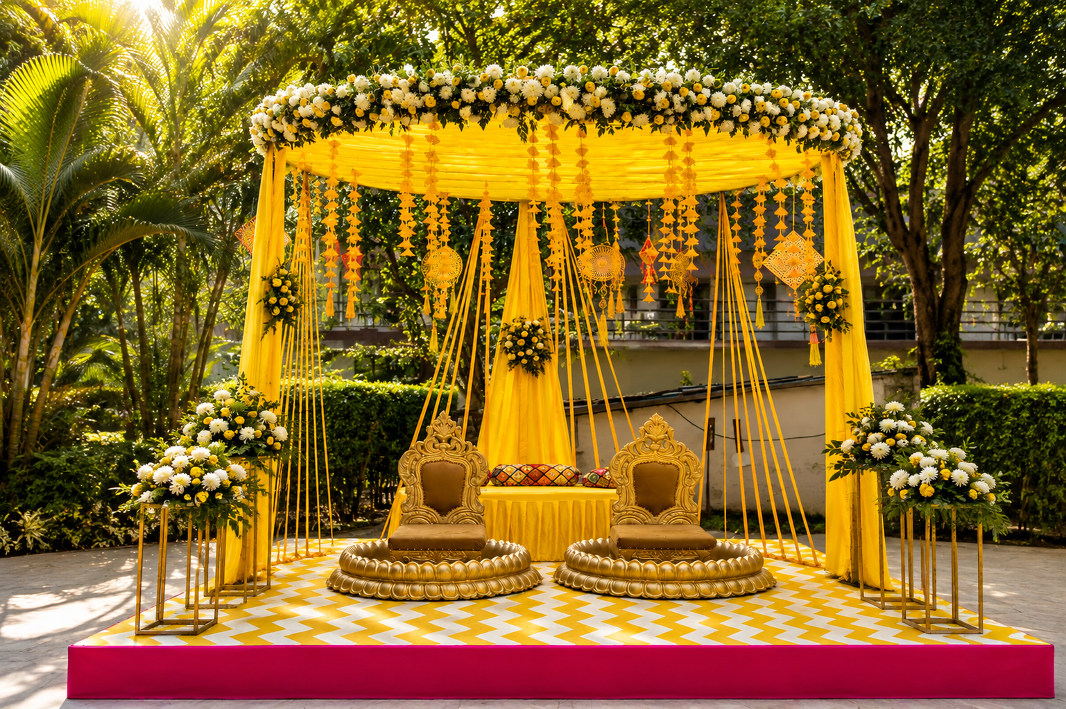 vow resort destination wedding jim corbett haldi-3