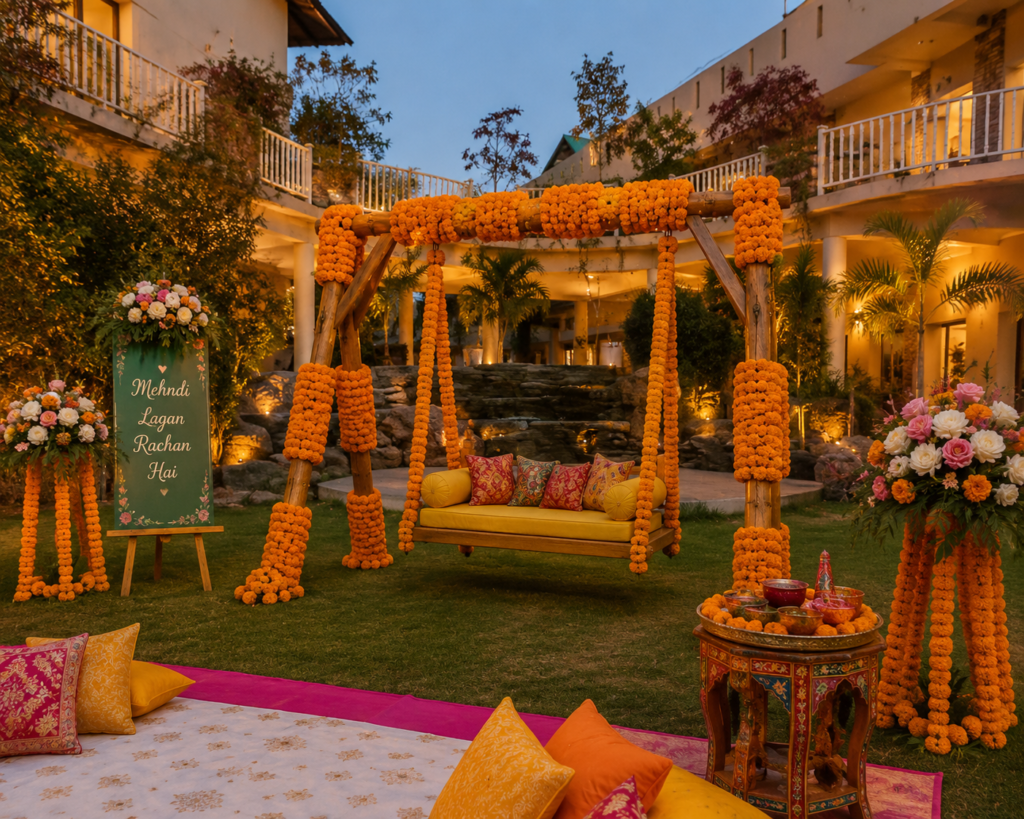 Joyful Haldi Ceremony Celebration- vow resort destination wedding