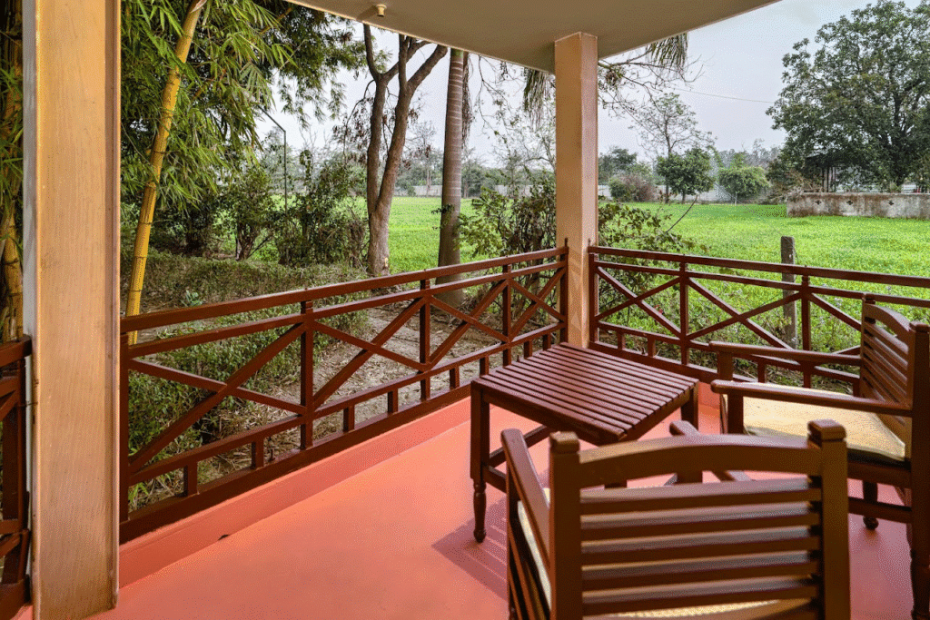 destination wedding jim corbett property room outdoor