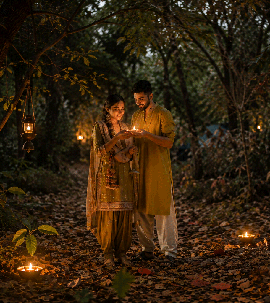 destination wedding resort in jim corbett outdoor arrangement 2